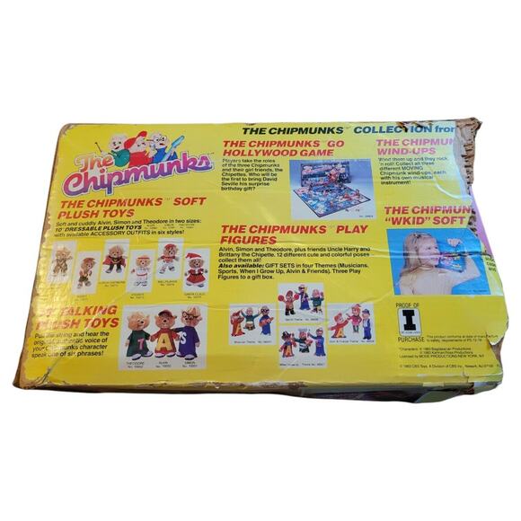 Vintage 1983 Ideal CBS Toys Alvin and the Chipmunks On Tour Van Playset - Picture 9 of 11